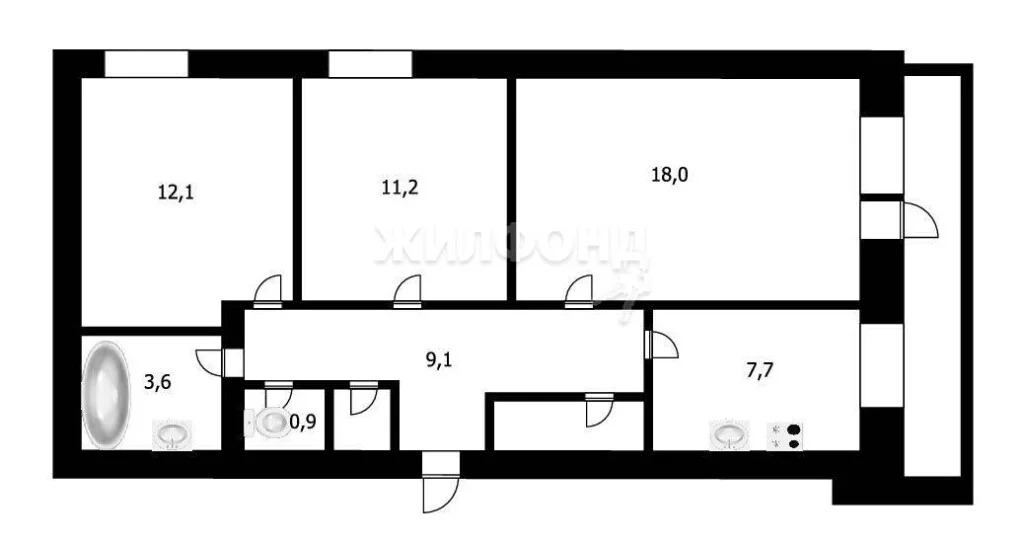 Продажа квартиры, Новосибирск, ул. Бурденко - Фото 8