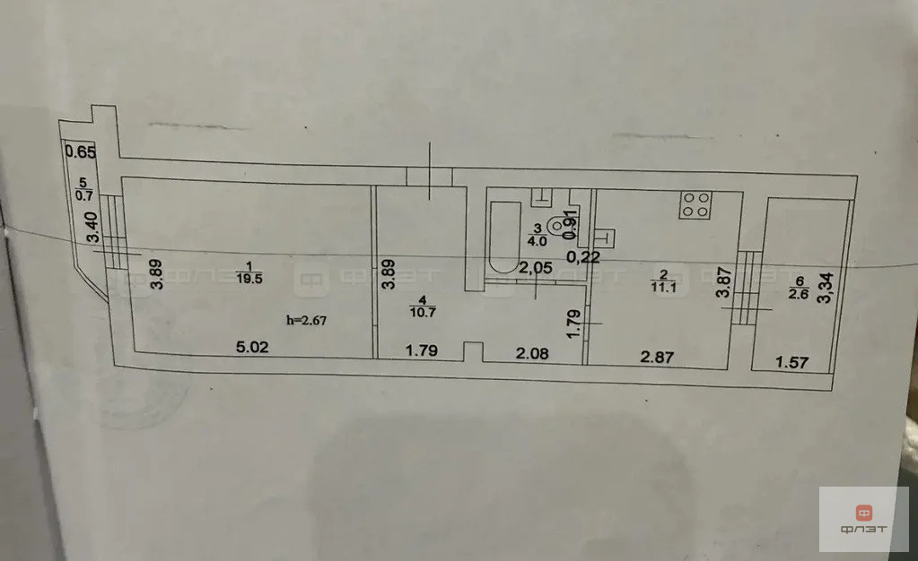 Продажа квартиры, Казань, ул. Чистопольская - Фото 9