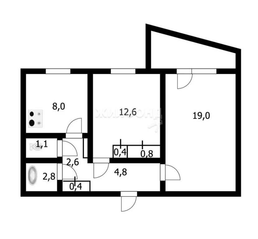 Продажа квартиры, Чистополье, Коченевский район, ул. Набережная - Фото 15