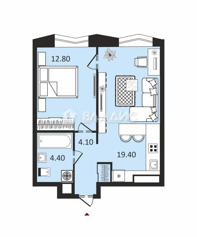 Москва, улица Архитектора Щусева, д.4к1, 1-комнатная квартира на ... - Фото 1