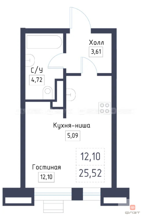 Продажа квартиры в новостройке, Казань, ул. Рауиса Гареева - Фото 0