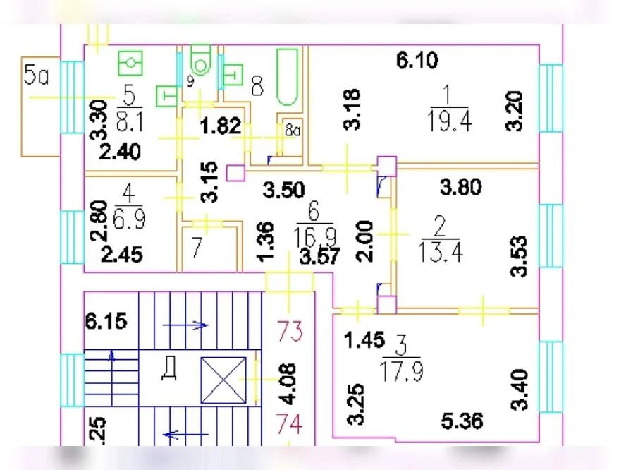 Продам 4-комн. квартиру 91.6 кв.м. - Фото 2