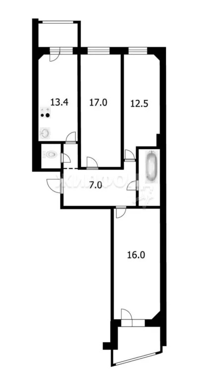 Продажа квартиры, Новосибирск, ул. Вертковская - Фото 9