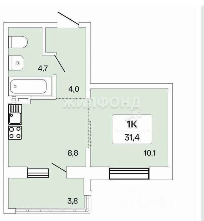 Продажа квартиры, Новосибирск, Сибиряков-Гвардейцев пл. - Фото 9