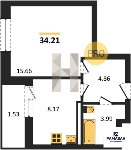 Продажа квартиры в новостройке, Казань, м. Проспект Победы, Баки ... - Фото 1
