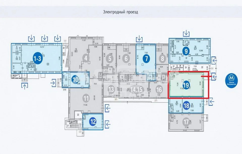 Продажа торгового помещения, м. Шоссе Энтузиастов, Электродный проезд - Фото 6