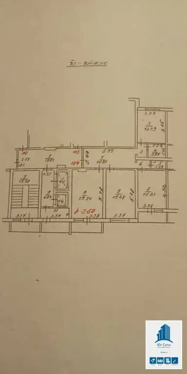 3 к.кв. у Парка. - Фото 17