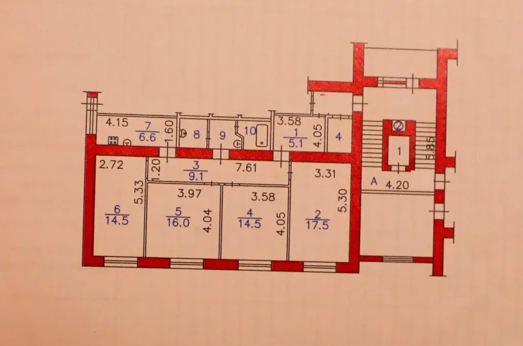 4-я квартира на ул. Советская, дом 8 - Фото 17