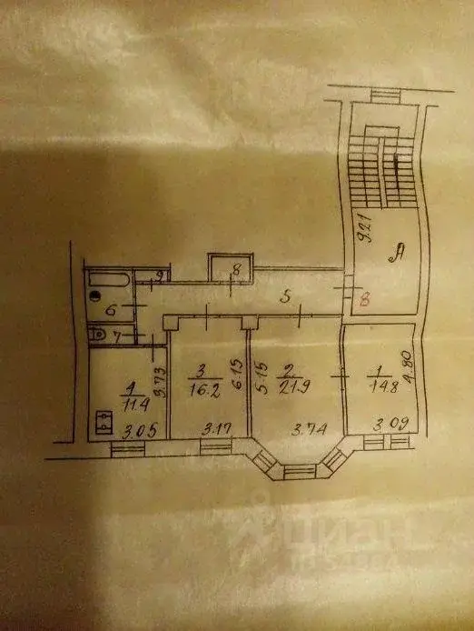 Продаю трехкомнатную квартиру 86.9м ул. Свободы, 24/9, Москва, СЗАО - Фото 13