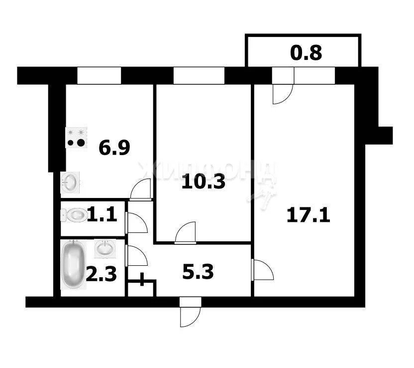 Продажа квартиры, Новосибирск, ул. Селезнева - Фото 11