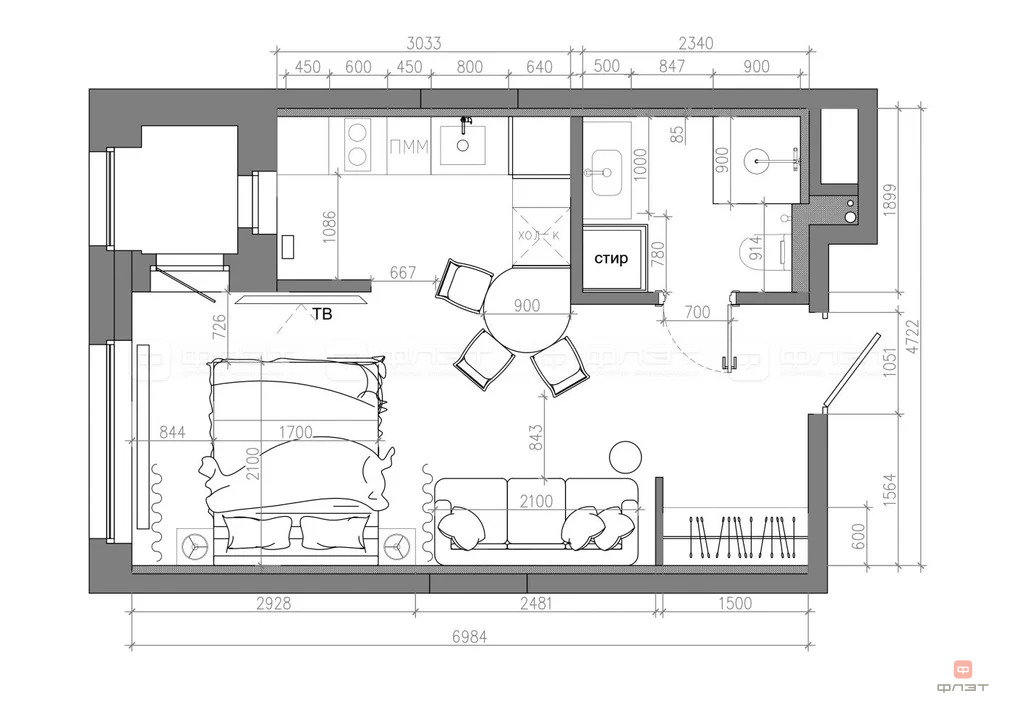 Продажа квартиры, Казань, ул. Алексея Козина - Фото 20