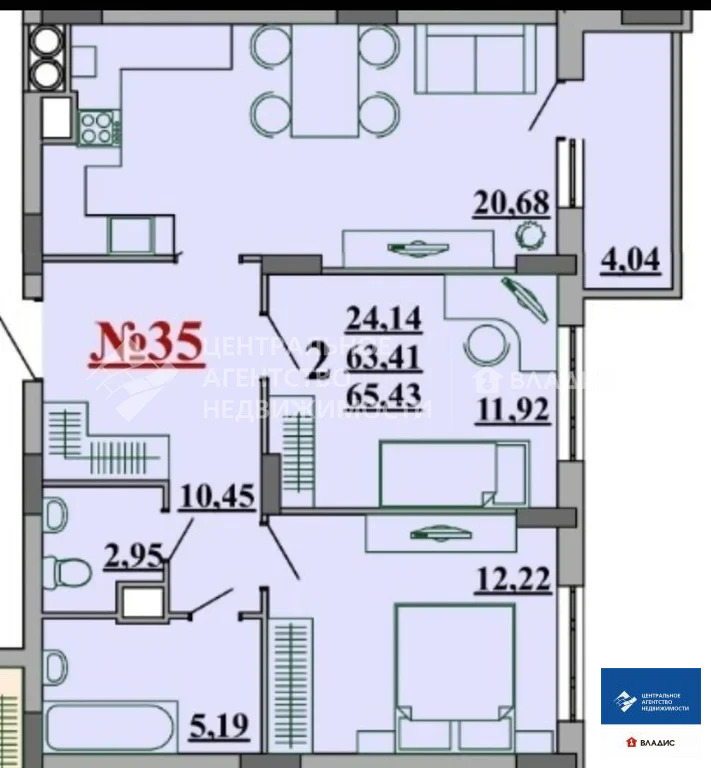 Продажа квартиры, Рязань, микрорайон Октябрьский городок - Фото 1