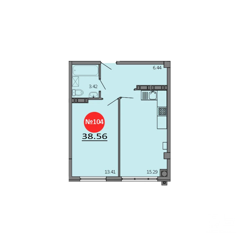 Продажа квартиры в новостройке, Белоглинка, Симферопольский район, ... - Фото 2