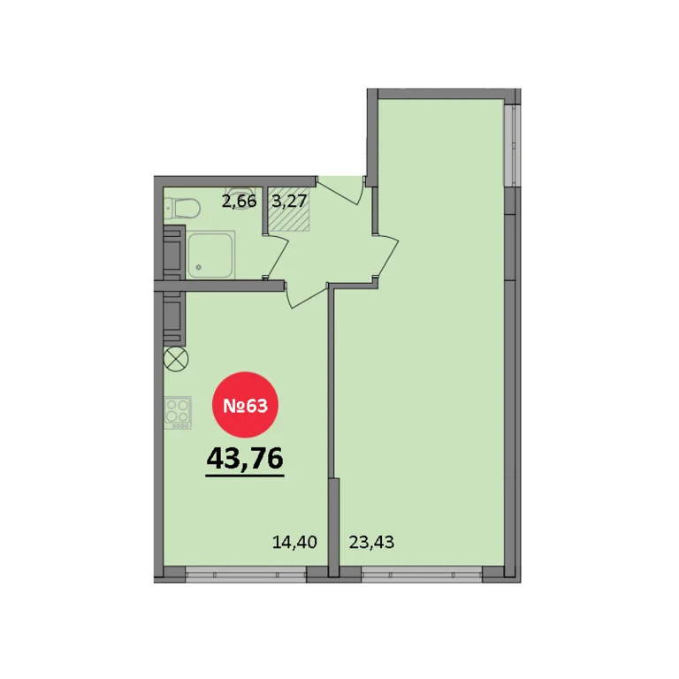 Продажа квартиры в новостройке, Черноморское, Черноморский район, ул. ... - Фото 1