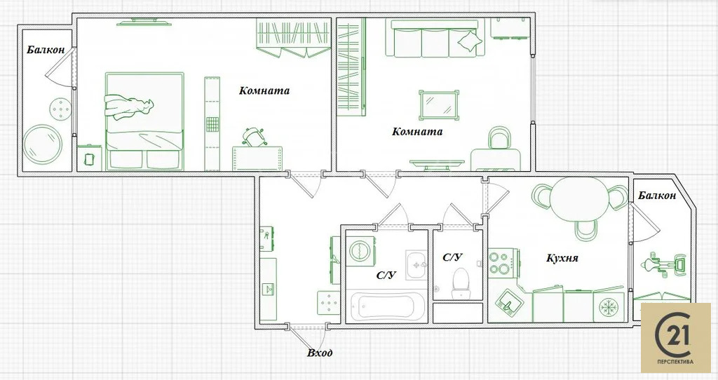 Продажа квартиры, Люберцы, Люберецкий район, проспект Победы - Фото 17