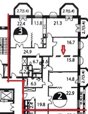 Продам многокомнатную квартиру, Вернадского пр-кт, 80А, Москва г - Фото 18