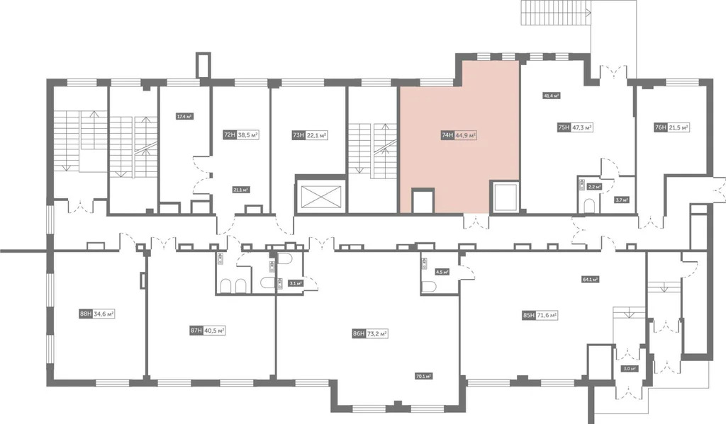 Продается ПСН 44.9 м2 - Фото 1