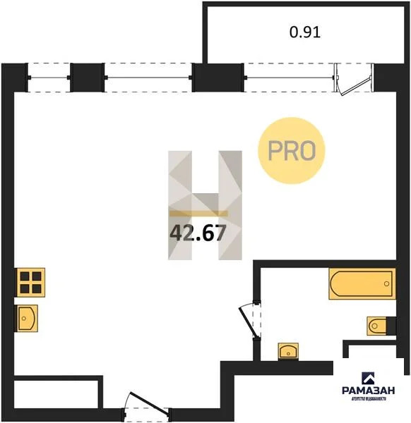 Продажа квартиры в новостройке, Казань, м. Суконная слобода, ул. ... - Фото 1