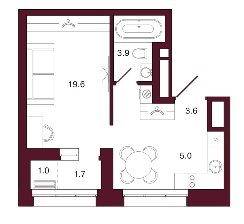 Продается квартира, 35.1 м - Фото 1