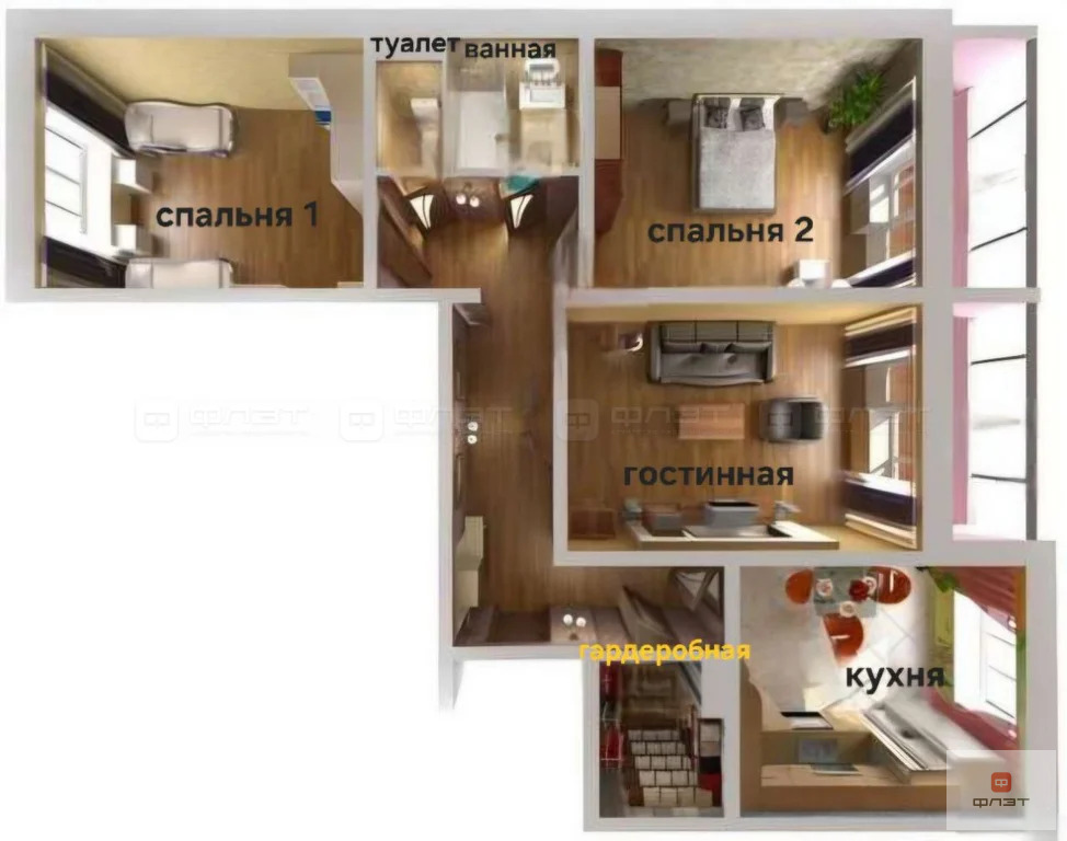 Продажа квартиры, Казань, ул. Натана Рахлина - Фото 35