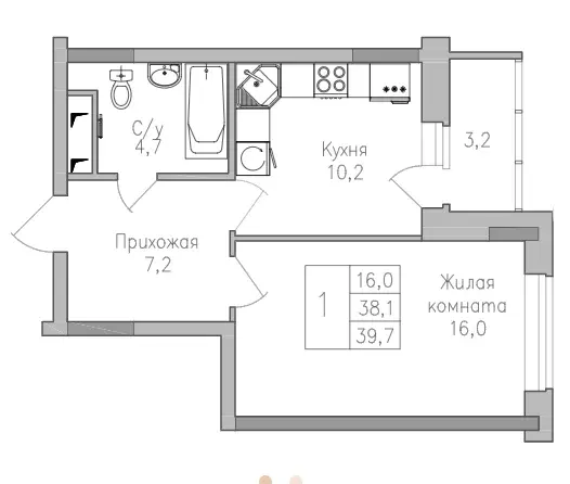 Продажа квартиры в новостройке - Фото 1