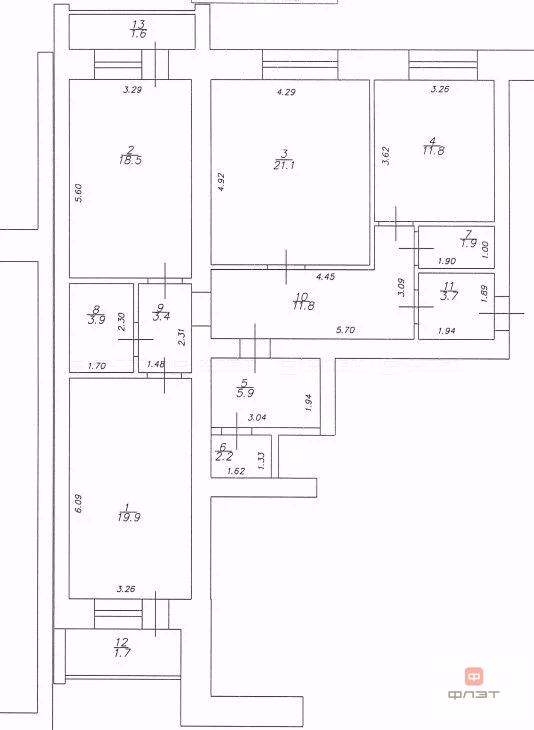 Продажа квартиры, Казань, ул. Габдуллы Кариева - Фото 43