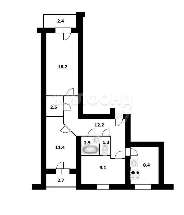 Продажа квартиры, Новосибирск, ул. Титова - Фото 16