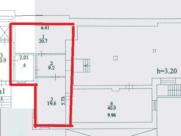Аренда ПСН площадью 55.7 м2 - Фото 3