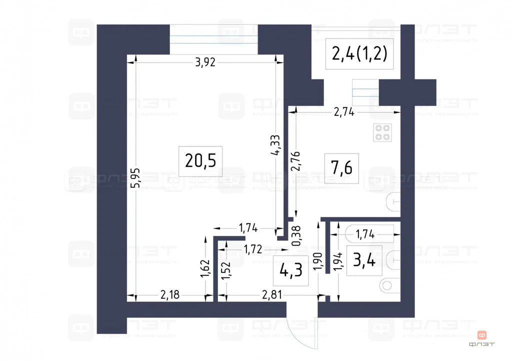 Продажа квартиры, Казань, ул. Родины - Фото 16