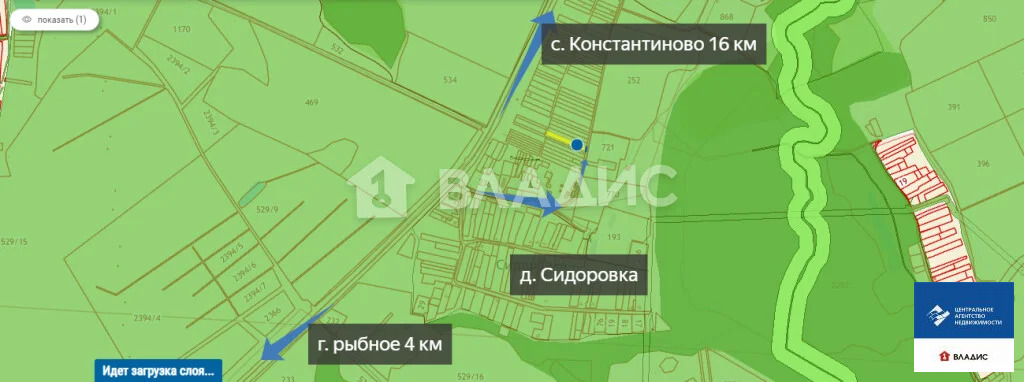 Продажа участка, Сидоровка, Рыбновский район - Фото 4