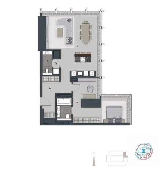 Продается квартира, 110.1 м - Фото 3