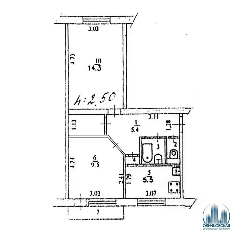 Продажа двухкомнатной квартиры в Кубинке-10 - Фото 18