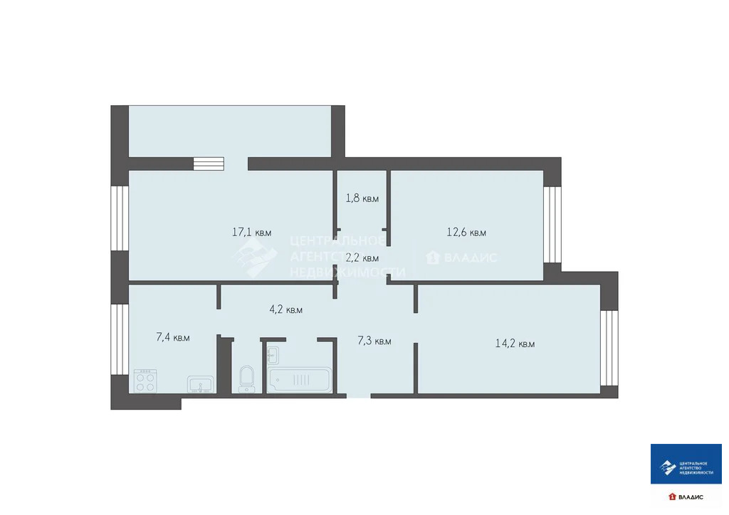 Продажа квартиры, Рязань, ул. Корнилова - Фото 18