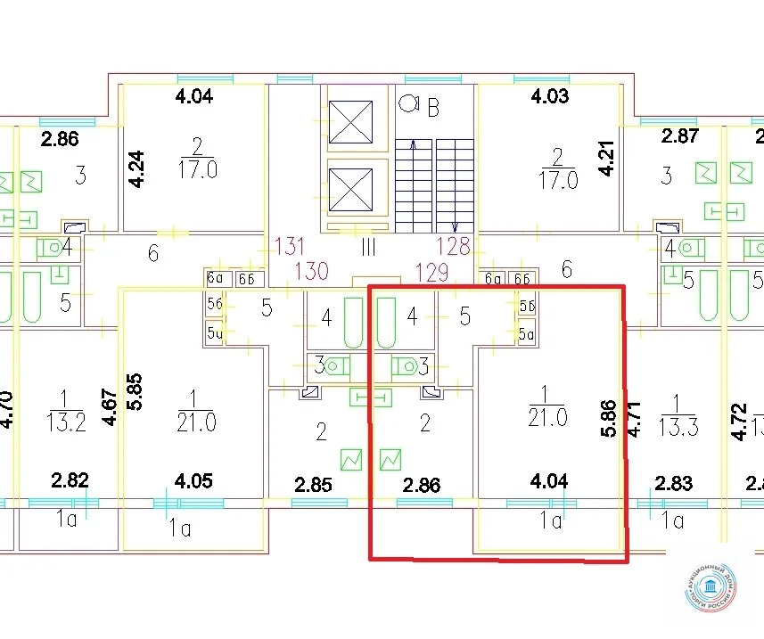 Продается квартира, 39.2 м - Фото 1