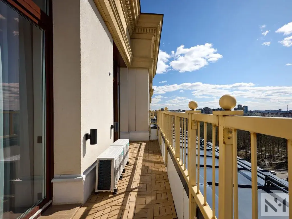 Хайфлэт, дизайн, потолки 3.6, терраса - Фото 28