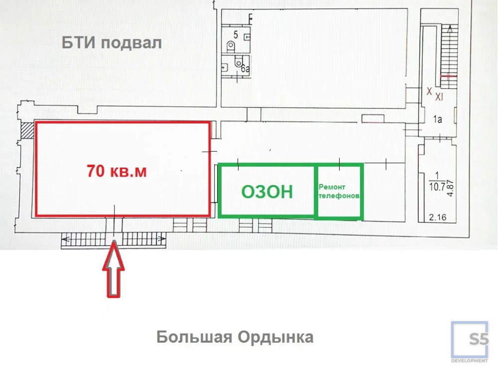 Аренда торгового помещения, м. Третьяковская, Большая Ордынка д. 13/9 ... - Фото 7