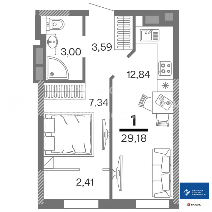 Продажа квартиры, Рязань, Парковый проспект - Фото 3