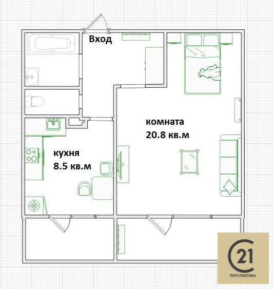 Продажа квартиры, Мячковский б-р. - Фото 18