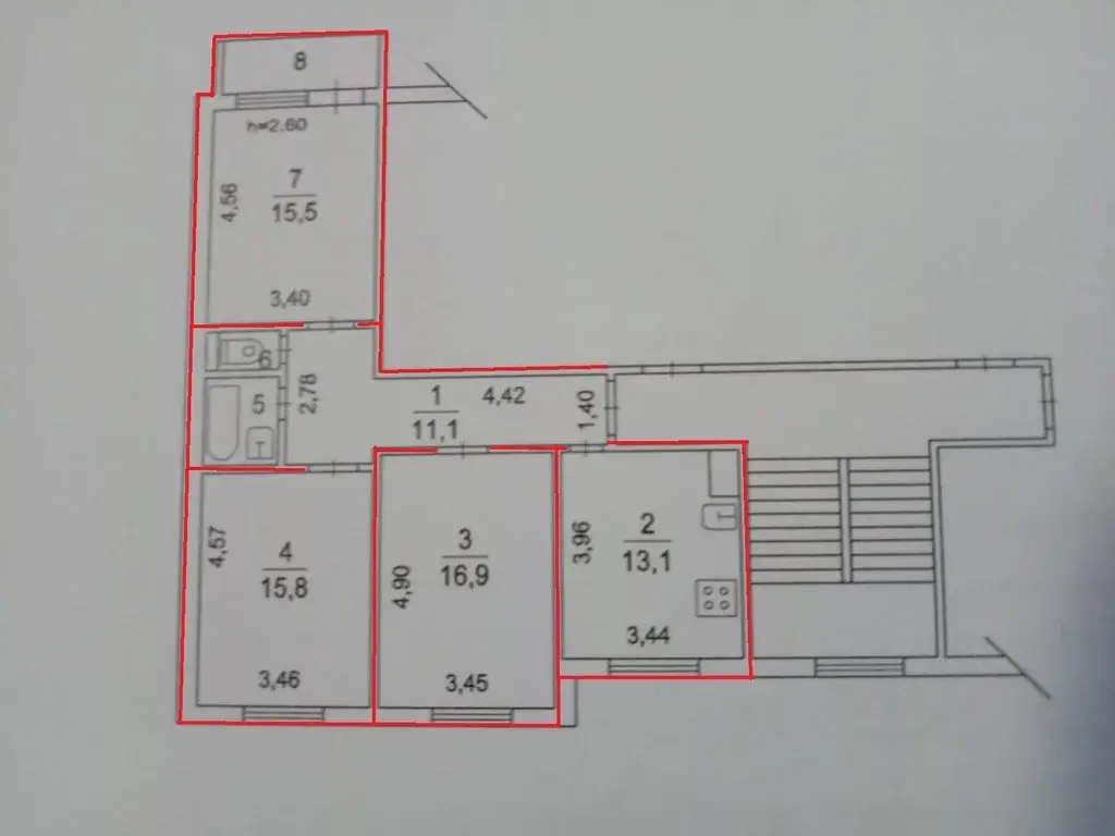 Продажа 3к.кв в г. Кубинка ул. Армейская - Фото 2