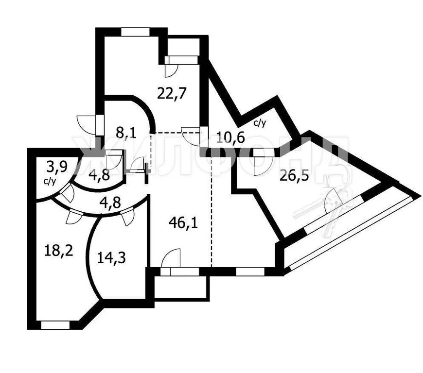 Продажа квартиры, Краснообск, Новосибирский район, 2-й микрорайон - Фото 13