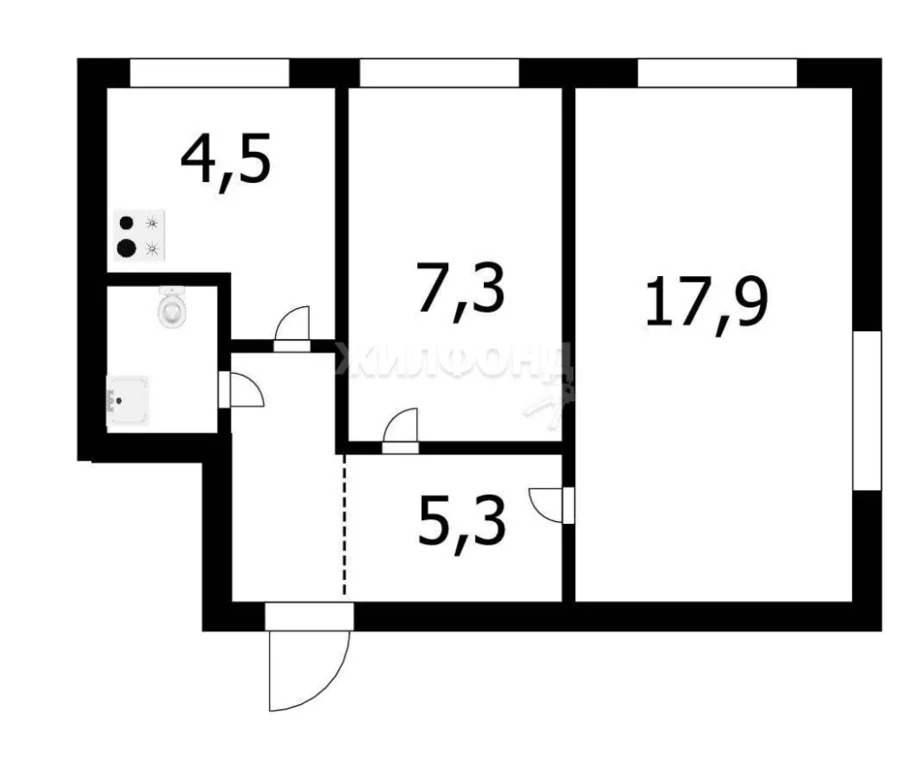 Продажа квартиры, Новосибирск, ул. Дмитрия Донского - Фото 7