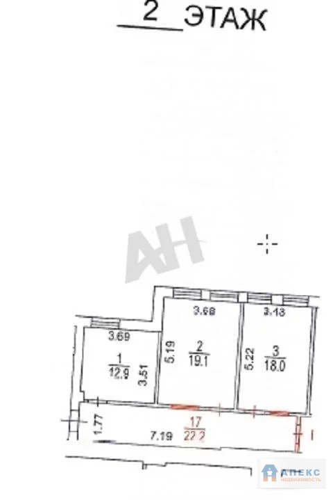 Продажа помещения (ПСН) пл. 133 м2 м. Сухаревская в жилом доме в . - Фото 2