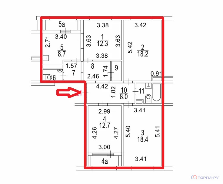 Продажа квартиры, улица Маресьева - Фото 6