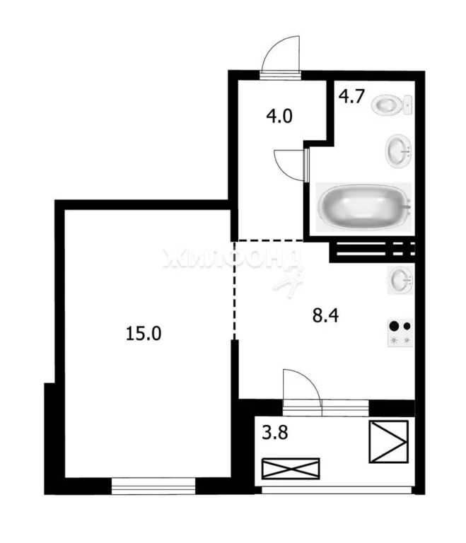 Продажа квартиры, Новосибирск, Александра Чистякова - Фото 14