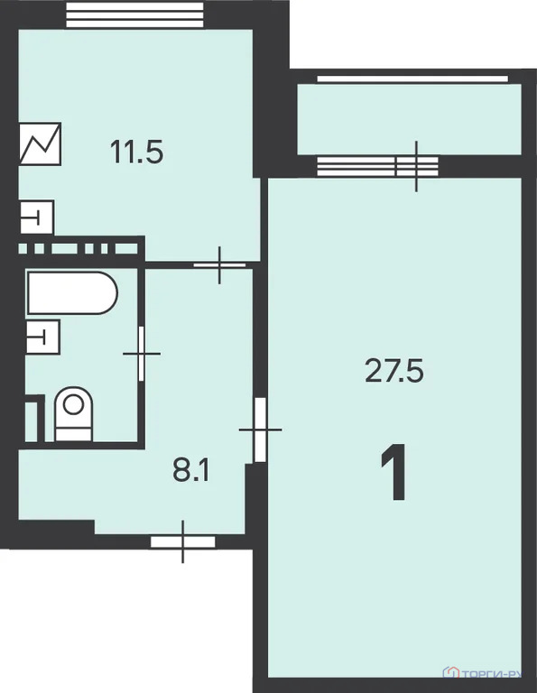 Продажа квартиры, Новомихайловское шоссе - Фото 6