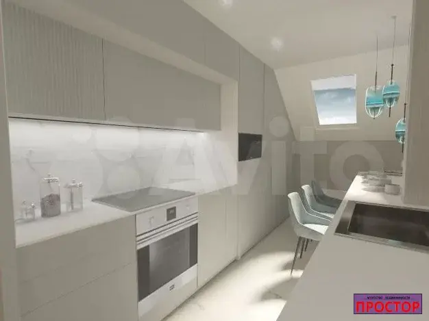 Квартира-студия, 104 м, 3/3 эт. - Фото 6