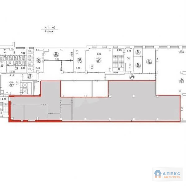 Аренда офиса 410 м2 м. Аэропорт в бизнес-центре класса В в Аэропорт - Фото 5