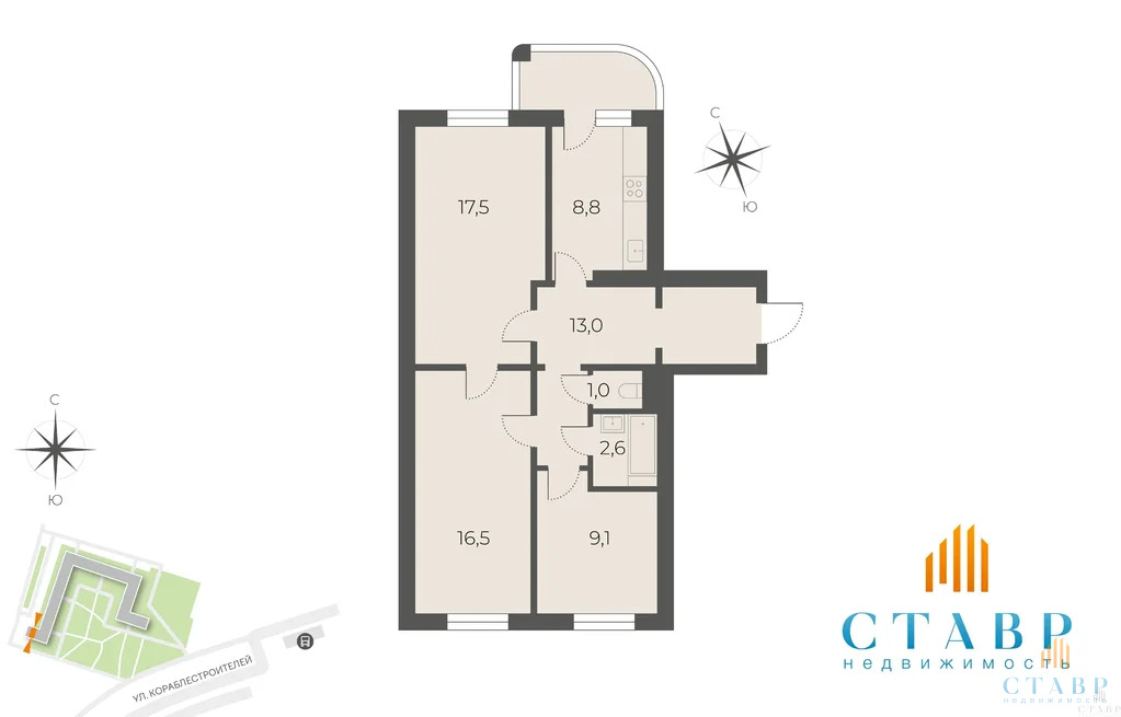 Продажа квартиры, ул. Кораблестроителей - Фото 26