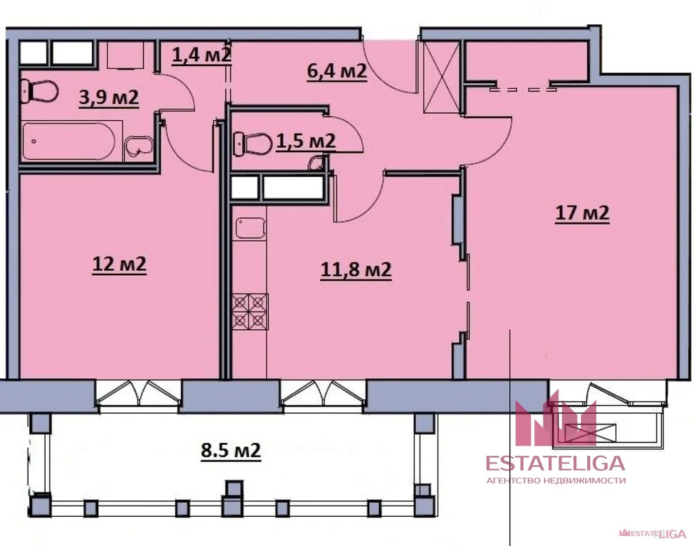 Продажа квартиры, Видное, Ленинский район, бульвар Мстислава ... - Фото 15