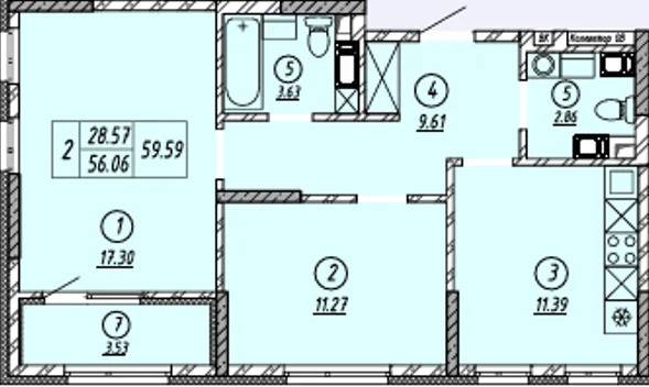 Продажа квартиры, Оренбург, Канюкова - Фото 1